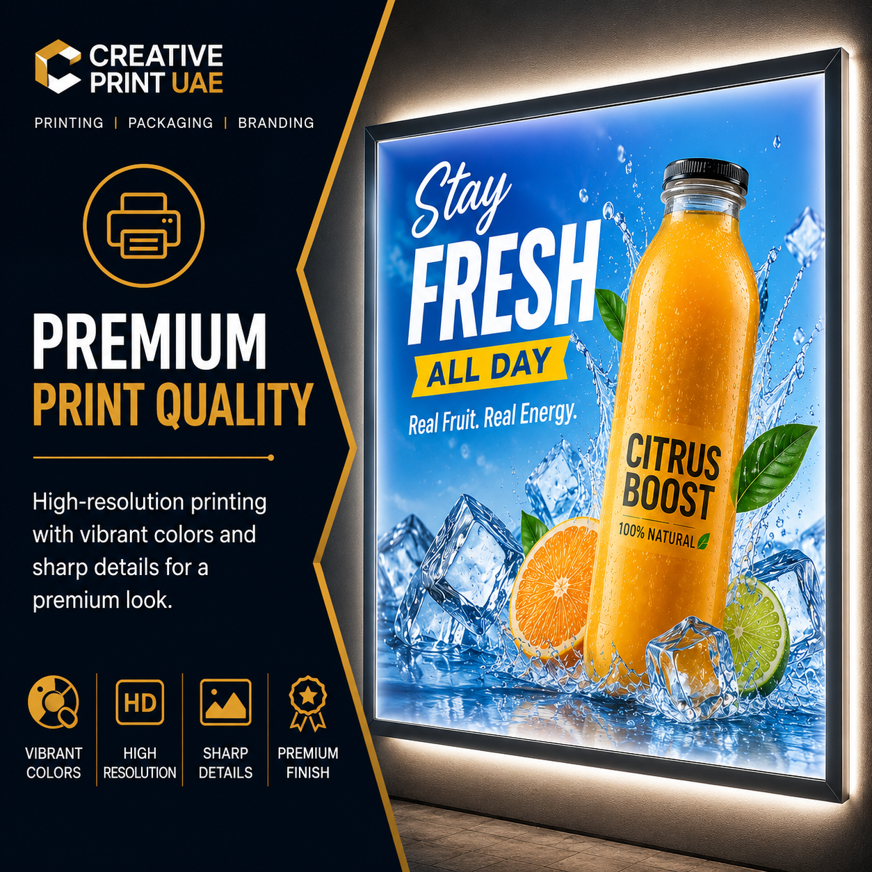 Backlit Banner Printing Dubai | Premium Light Box
