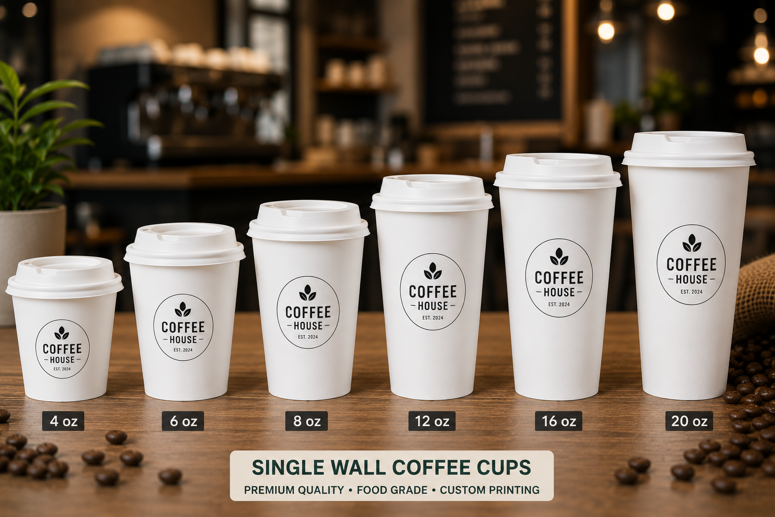 Custom Coffee Cup Printing Dubai | Branded Coffee Cups