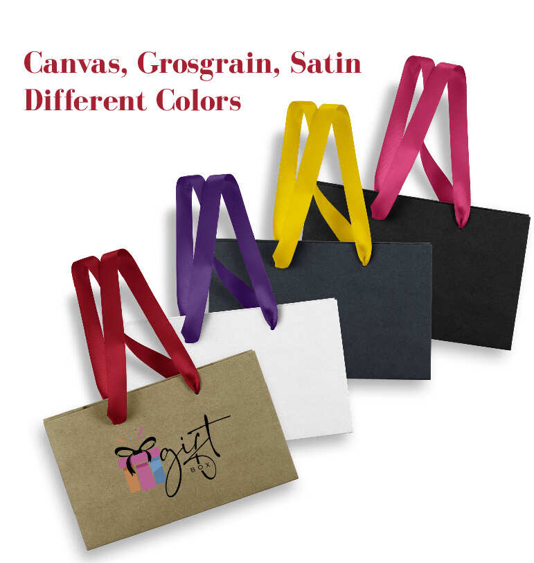 Premium Custom Ribbon Handles – Stylish & Comfortable Packaging Upgrade