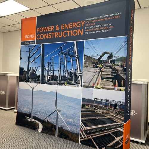 Fabric Popup Backdrop Stand | Portable Popup Display Stand. - Image 4