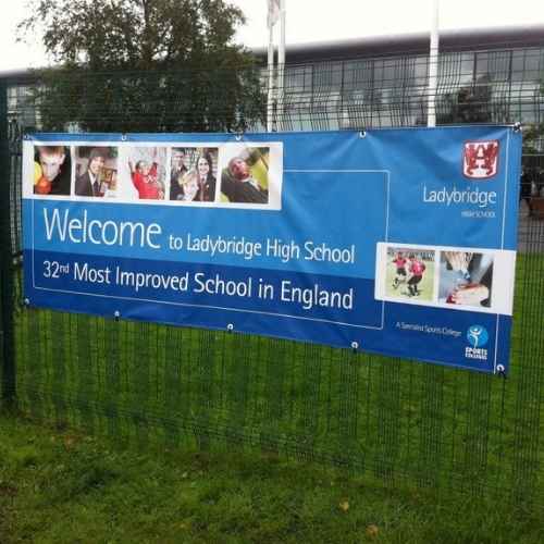 Custom Fence Banner Stand | Creative Printing Dubai - Image 3