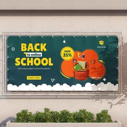 Custom Fence Banner Stand | Creative Printing Dubai