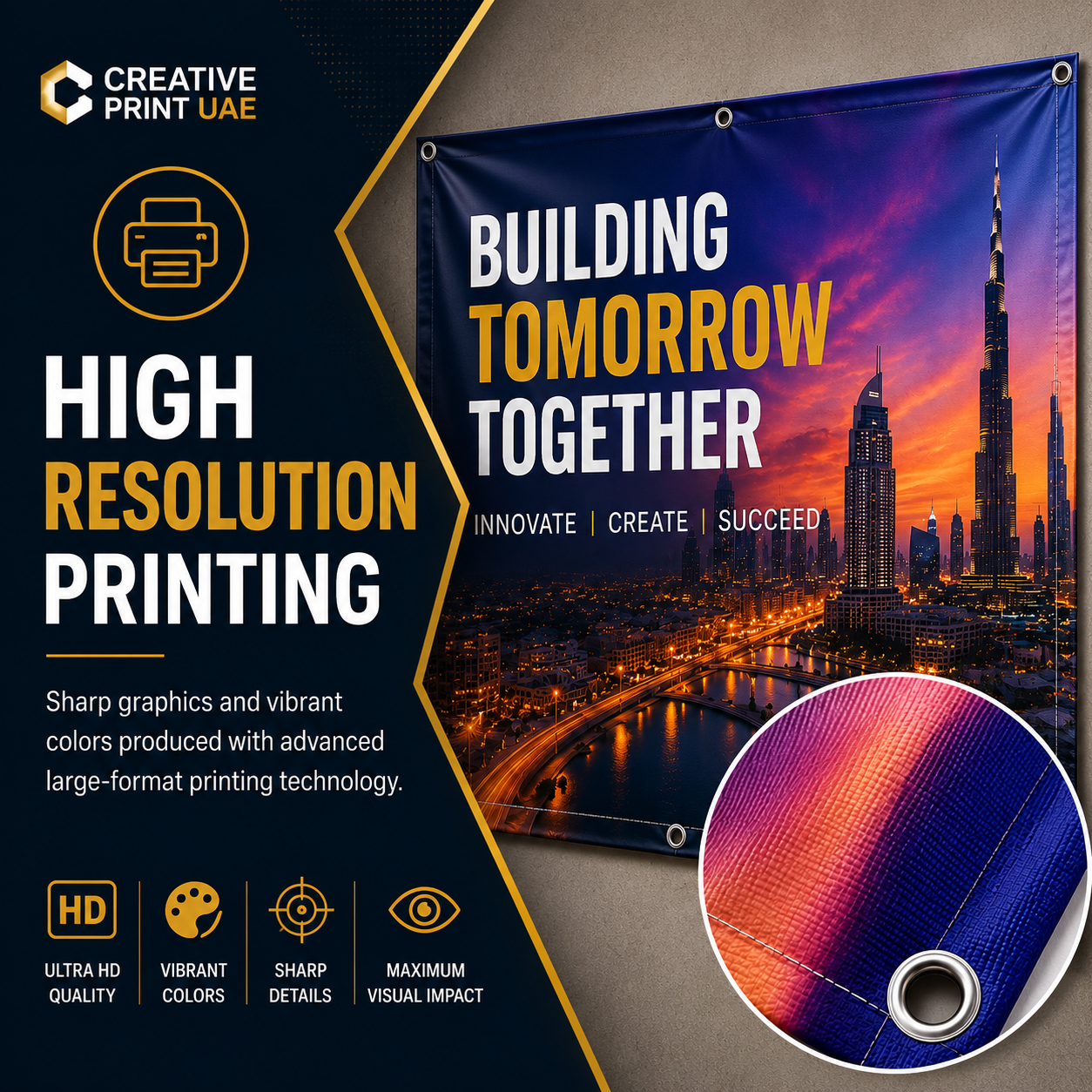 Flex Banner Printing Dubai | PVC Banner