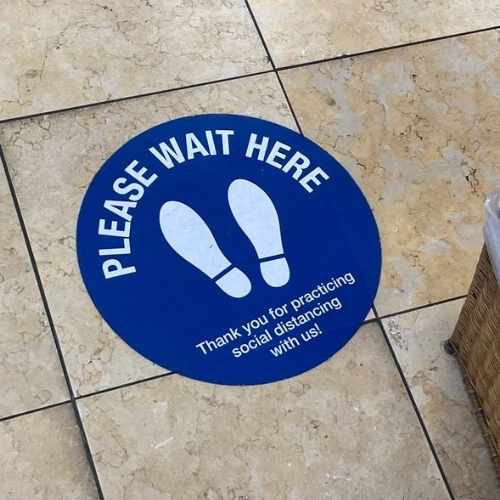 Personalized Dubai Floor Signage.