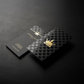 Luxury Gold Foil Business Cards | Custom Printed