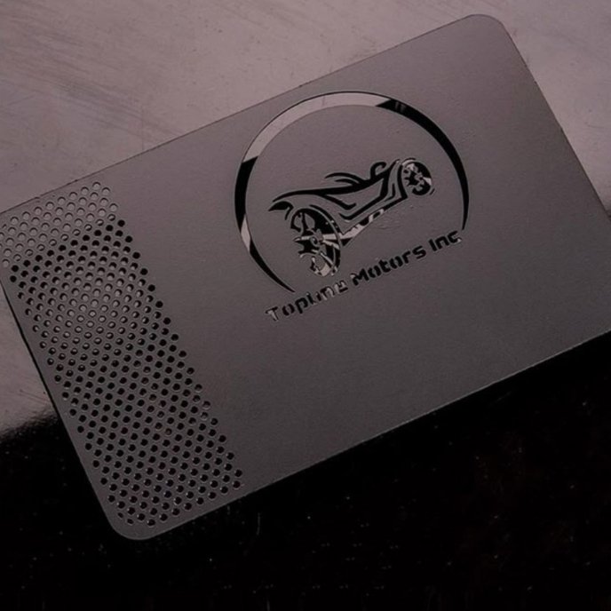 Luxury Metal Business Cards | Laser Cut & Custom Engraved - Image 2