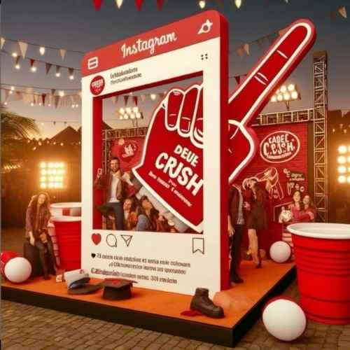 Custom Social Media Photo Frame Prop - Image 3