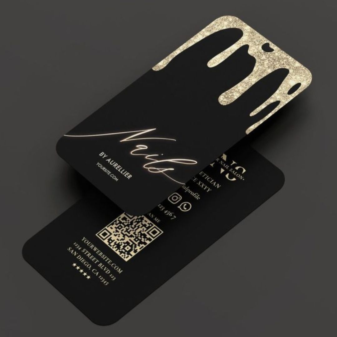 Spot UV Gloss Business Cards | Custom Printed - Image 2