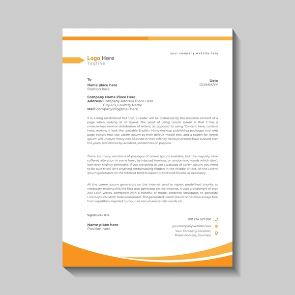 Standard Letterhead – Professional Custom Branded Stationery - Image 4