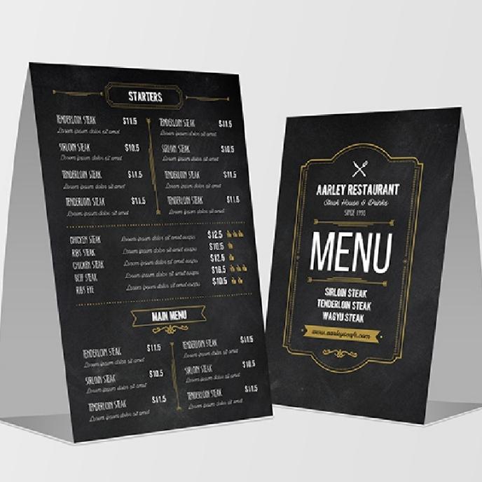 Table Tents – Custom Printed Promotional Displays