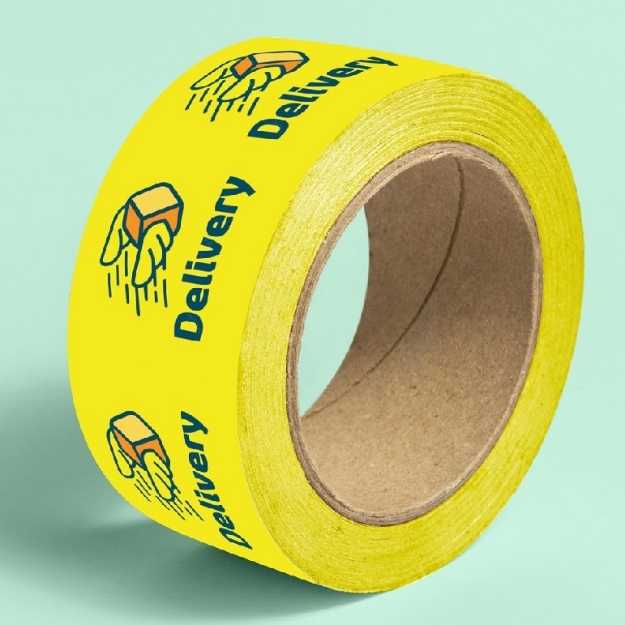 Custom Adhesive Tape Sticker Rolls – Creative Printing Dubai