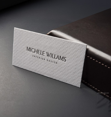 Premium Texture Paper Business Cards - Custom Printed for a Lasting Impression - Image 3