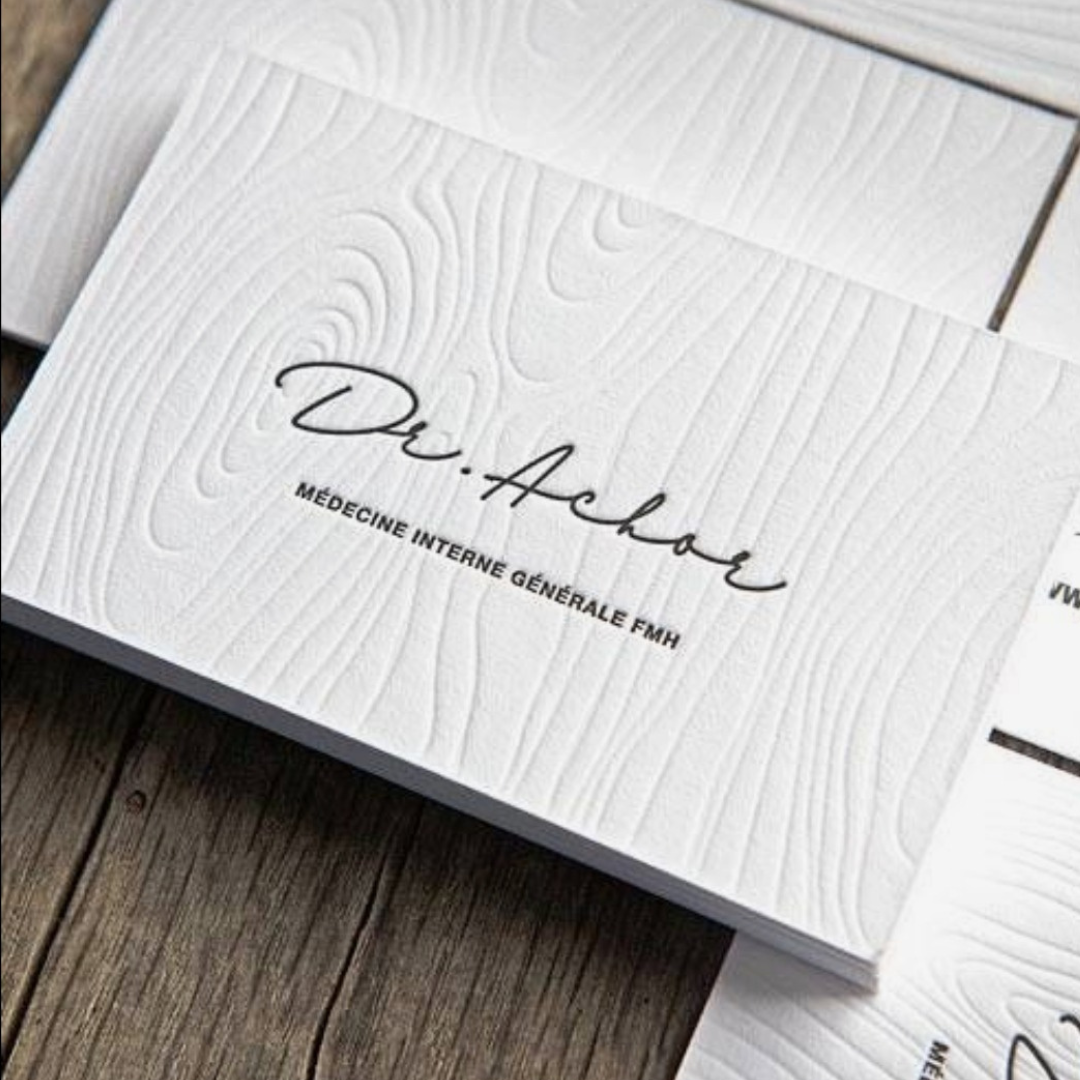 Premium Texture Paper Business Cards - Custom Printed for a Lasting Impression