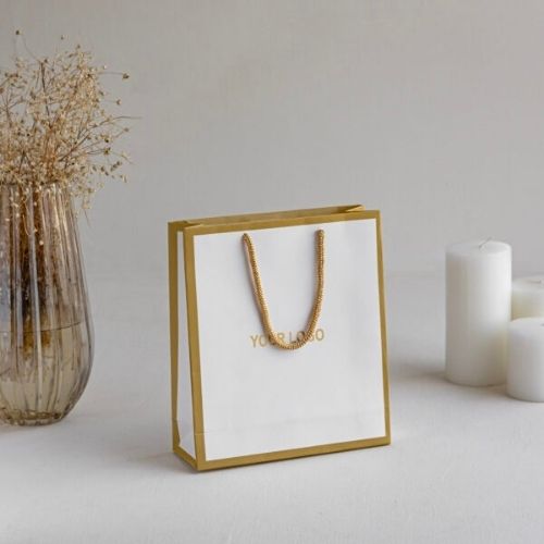 White Paper Bags – Clean, Elegant & Custom Printed Packaging - Image 2