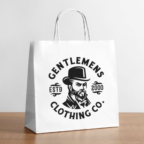 White Paper Bags – Clean, Elegant & Custom Printed Packaging - Image 3