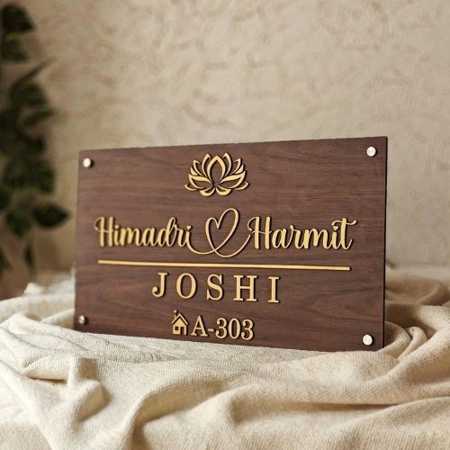 Custom wooden nameplates are available in Dubai. - Image 4